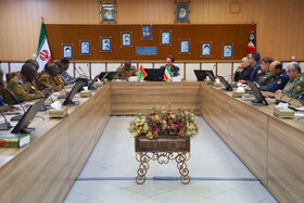 دیدار وزیر جنگ بورکینافاسو با فرمانده دافوس ارتش