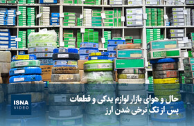 ویدیو/ حال و هوای بازار لوازم یدکی پس از تک نرخی شدن ارز