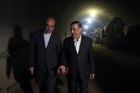 بازدید از پروژه قطار شهری کرمانشاه در روز دوم سفر معاون رئیس جمهور به کرمانشاه