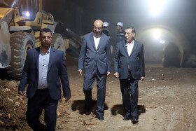 بازدید از پروژه قطار شهری کرمانشاه در روز دوم سفر معاون رئیس جمهور به کرمانشاه