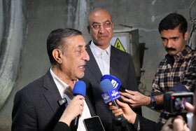 بازدید از پروژه قطار شهری کرمانشاه در روز دوم سفر معاون رئیس جمهور به کرمانشاه