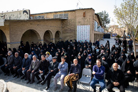 مراسم خاکسپاری حاجیه خانم معصومه حسینی‌زاده مادر جاویدالاثر  سردار احمد متوسلیان