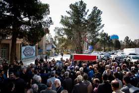 مراسم خاکسپاری حاجیه خانم معصومه حسینی‌زاده مادر جاویدالاثر  سردار احمد متوسلیان