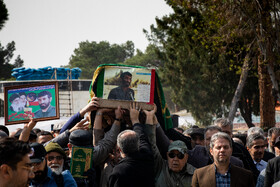 مراسم خاکسپاری حاجیه خانم معصومه حسینی‌زاده مادر جاویدالاثر  سردار احمد متوسلیان