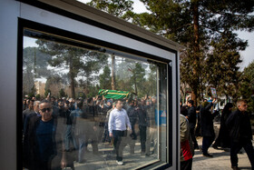 مراسم خاکسپاری حاجیه خانم معصومه حسینی‌زاده مادر جاویدالاثر  سردار احمد متوسلیان