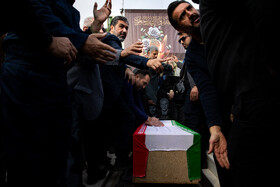 مراسم خاکسپاری حاجیه خانم معصومه حسینی‌زاده مادر جاویدالاثر  سردار احمد متوسلیان