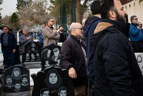 مراسم خاکسپاری حاجیه خانم معصومه حسینی‌زاده مادر جاویدالاثر  سردار احمد متوسلیان