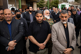 مراسم خاکسپاری حاجیه خانم معصومه حسینی‌زاده مادر جاویدالاثر  سردار احمد متوسلیان