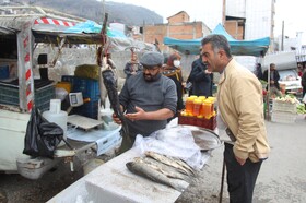 سه شنبه بازار محلی شهر زیراب-سوادکوه