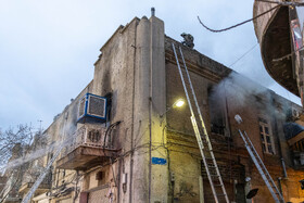 آتش‌سوزی انبار لوازم الکترونیکی در لاله‌زار