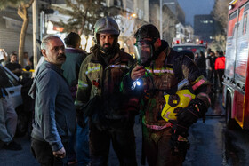 آتش‌سوزی انبار لوازم الکترونیکی در لاله‌زار