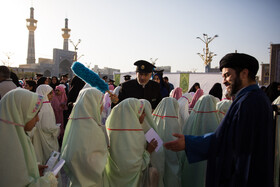 ضیافت افطار در حرم مطهر رضوی