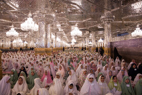 ضیافت افطار در حرم مطهر رضوی