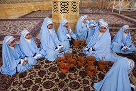 ضیافت افطار در حرم مطهر رضوی