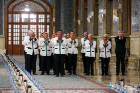 ضیافت افطار در حرم مطهر رضوی