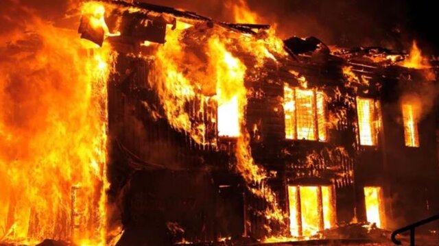 حریق بزرگ در هتلی در «ویسکانسینِ» آمریکا+فیلم