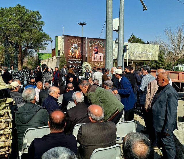 مادر سردار جاویدالاثر احمد متوسلیان به خاک سپرده شد  + فیلم