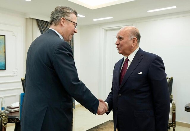 مذاکرات ایران و آمریکا محور گفت‌وگوی فؤاد حسین و مقام آلمانی