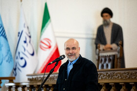 محمدباقر قالیباف رئیس مجلس شورای اسلامی در نشست فعالان اقتصادی و اصناف