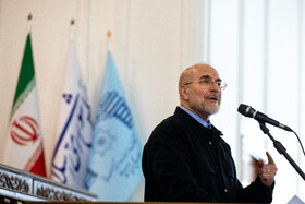 محمدباقر قالیباف رئیس مجلس شورای اسلامی در نشست فعالان اقتصادی و اصناف