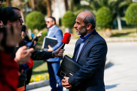 پیمان جبلی، رئیس سازمان صدا و سیما در حاشیه جلسه هیات دولت - ۶ اسفند