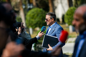 علاءالدین رفیع‌زاده، رئیس سازمان اداری و استخدامی کشور در حاشیه جلسه هیات دولت - ۶ اسفند