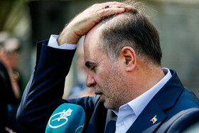 غلامرضا نوری قزلجه، وزیر کشاورزی در حاشیه جلسه هیات دولت - ۶ اسفند