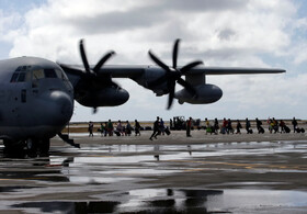 هواپیمای نظامی آمریکا دچار حادثه شد