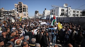 تظاهرات اعتراضی در غزه برای مطالبه بهبود اوضاع انسانی