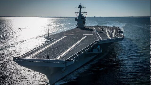 جرالد فورد با بحران توالت دست‌وپنجه نرم می‌کند