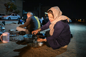یک افطاری ساده در محله «کوشک میدان » - شیراز
