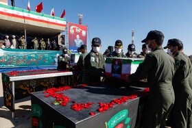 مراسم تشییع شهدای هوانیروز - اصفهان