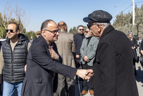 تشییع پیکر علی باباچاهی در بهشت سکینه کرج