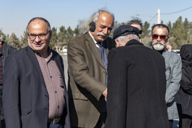 تشییع پیکر علی باباچاهی در بهشت سکینه کرج