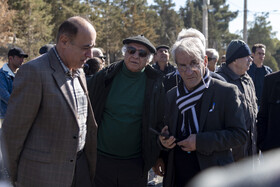 تشییع پیکر علی باباچاهی در بهشت سکینه کرج