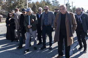 تشییع پیکر علی باباچاهی در بهشت سکینه کرج