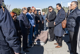 تشییع پیکر علی باباچاهی در بهشت سکینه کرج