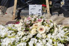 تشییع پیکر علی باباچاهی در بهشت سکینه کرج