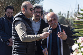 تشییع پیکر علی باباچاهی در بهشت سکینه کرج