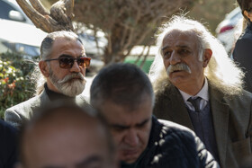 تشییع پیکر علی باباچاهی در بهشت سکینه کرج