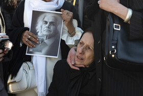 تشییع پیکر علی باباچاهی - بهشت سکینه کرج