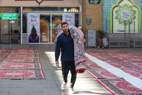 ضیافت افطار در حرم حضرت فاطمه معصومه(س)