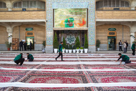 ضیافت افطار در حرم حضرت فاطمه معصومه(س)