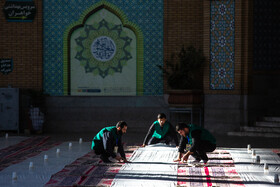 ضیافت افطار در حرم حضرت فاطمه معصومه(س)