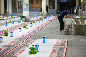 ضیافت افطار در حرم حضرت فاطمه معصومه(س)