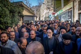 سیدمحمد خاتمی در مراسم تشییع و خاکسپاری آیت‌الله امام‌جمارانی