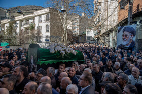 مراسم تشییع و خاکسپاری آیت‌الله امام‌جمارانی