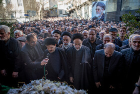 مراسم تشییع و خاکسپاری آیت‌الله امام‌جمارانی