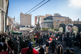 مراسم تشییع و خاکسپاری آیت‌الله امام‌جمارانی