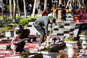 مراسم جزخوانی قرآن کریم در گذر فرهنگی چهارباغ - اصفهان